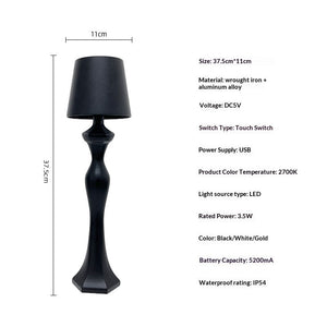 Illuminate Your Space with the Creative Warm-Light Table Lamp