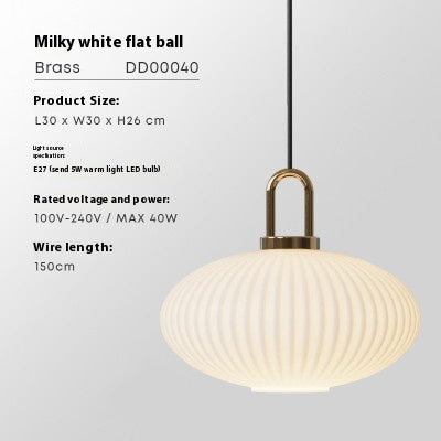 Clear Striped Glass Pumpkin Decorative Lamp For Ambient Lighting