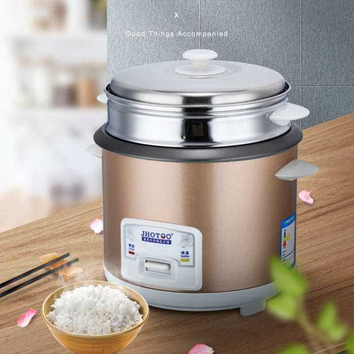 Compact Electric Rice Cooker 3L Large Capacity Household Use