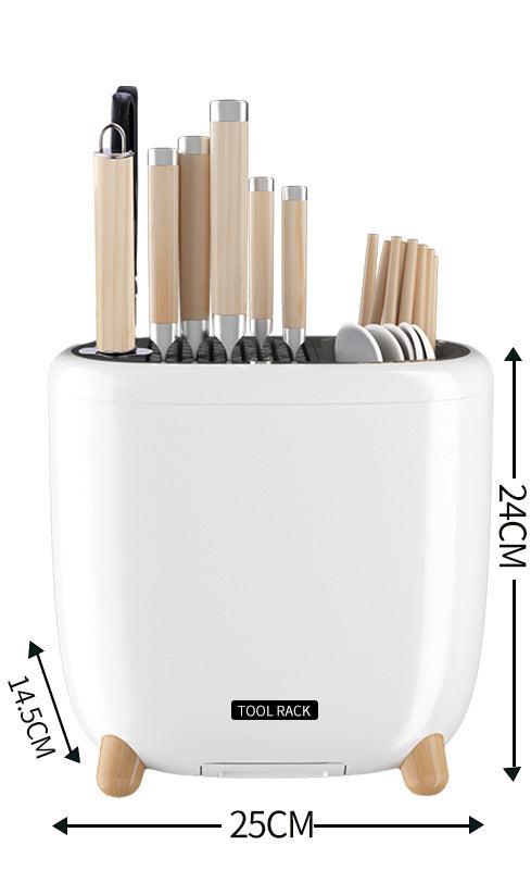 Kitchen Utensil Rack For Cutlery And Chopsticks Storage