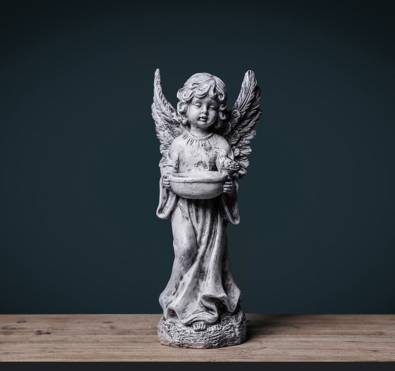 Creative Angel Plaster Character Sculpture Decorative Craft