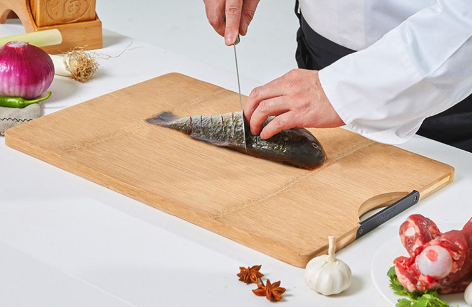 Carbonized Bamboo Cutting Board Kitchen Chopping Board