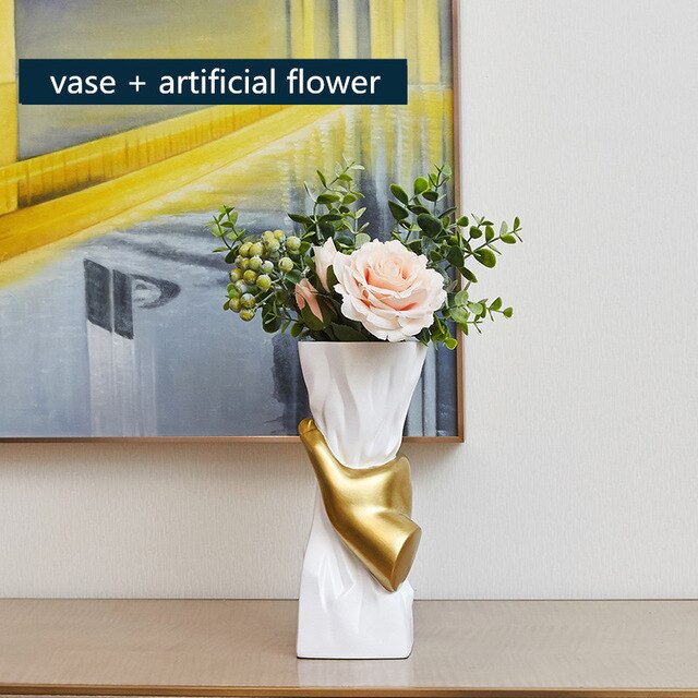 Creative Decorative Flower Vase Home Ornament Vase