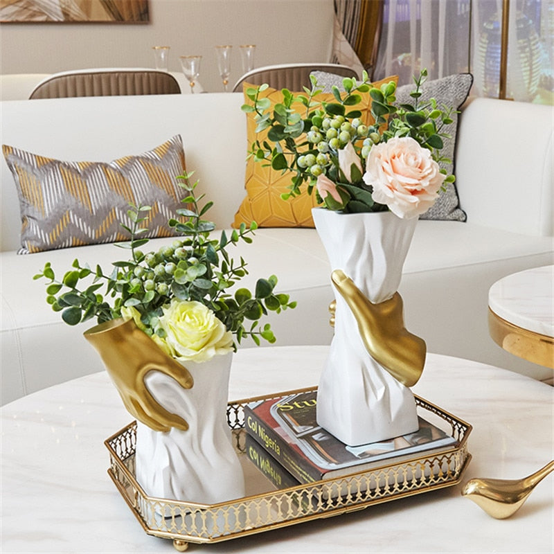 Creative Decorative Flower Vase Home Ornament Vase