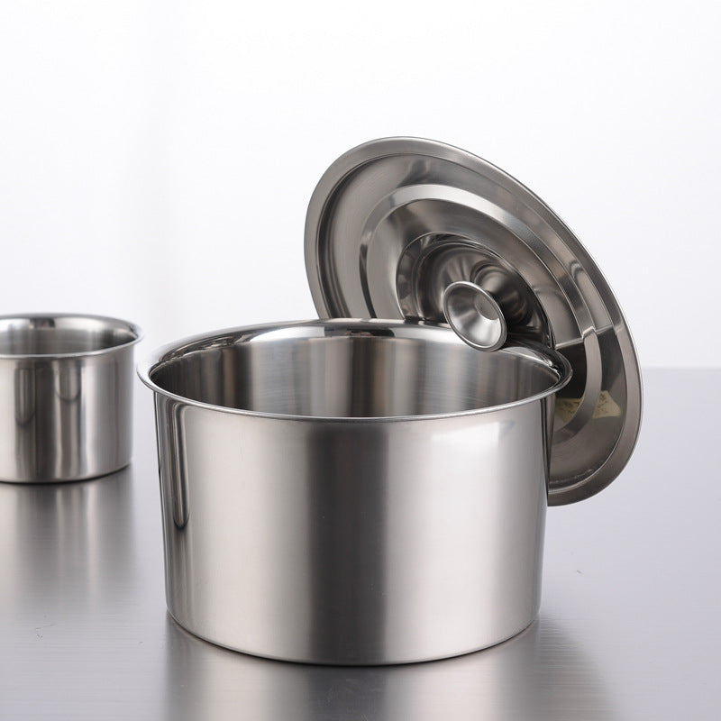 Non-Magnetic Stainless Steel Stock Pot And Seasoning Box Kitchenware