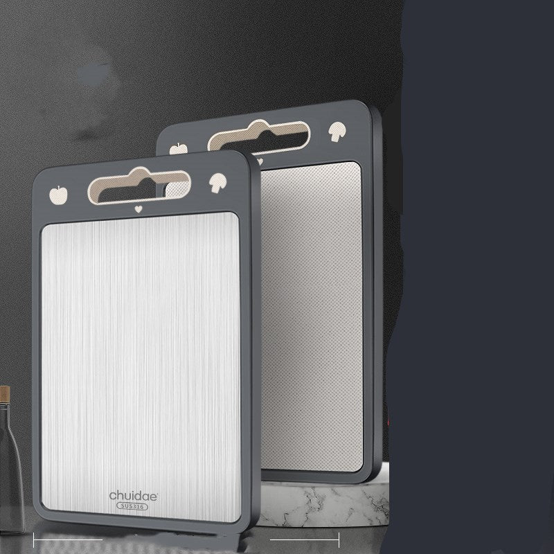 Double Sided Plastic Cutting Board Kitchen Chopping Board