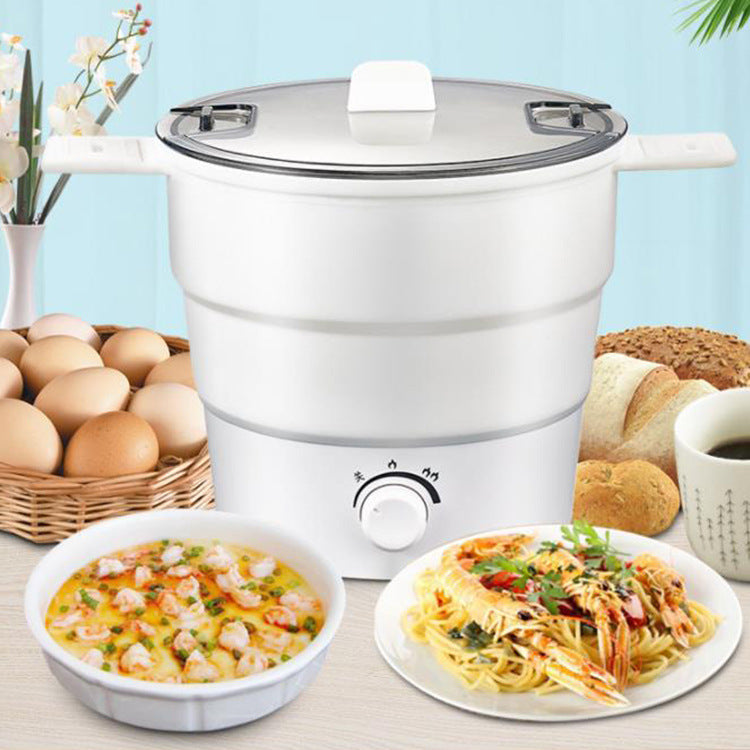 Multifunctional Mini Electric Cooker Portable Folding Noodle Rice Cooker