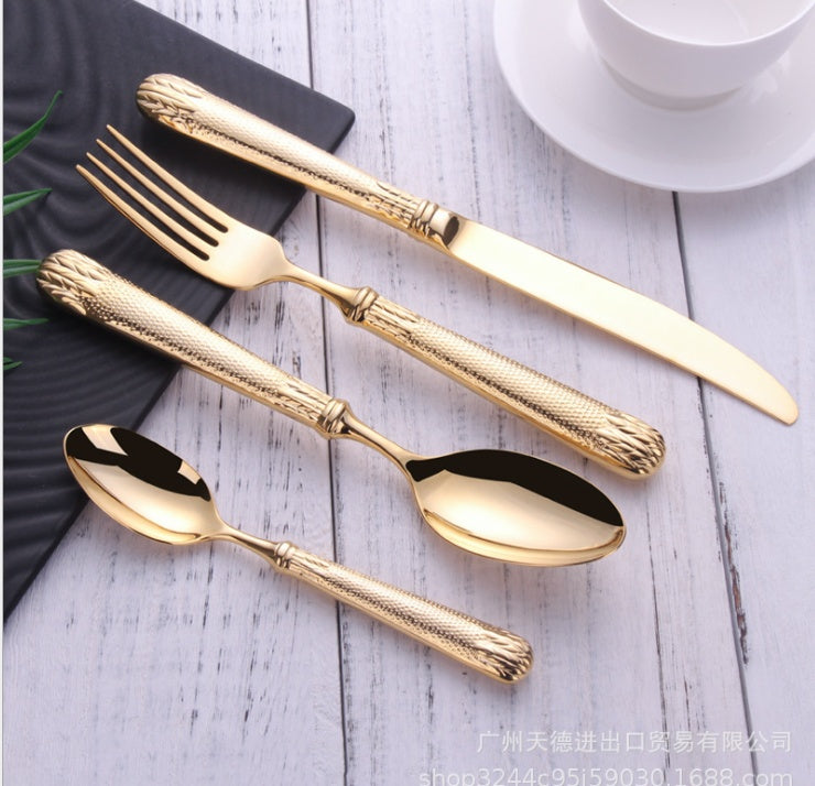 Four Piece Stainless Steel Cutlery Set For Everyday Dining