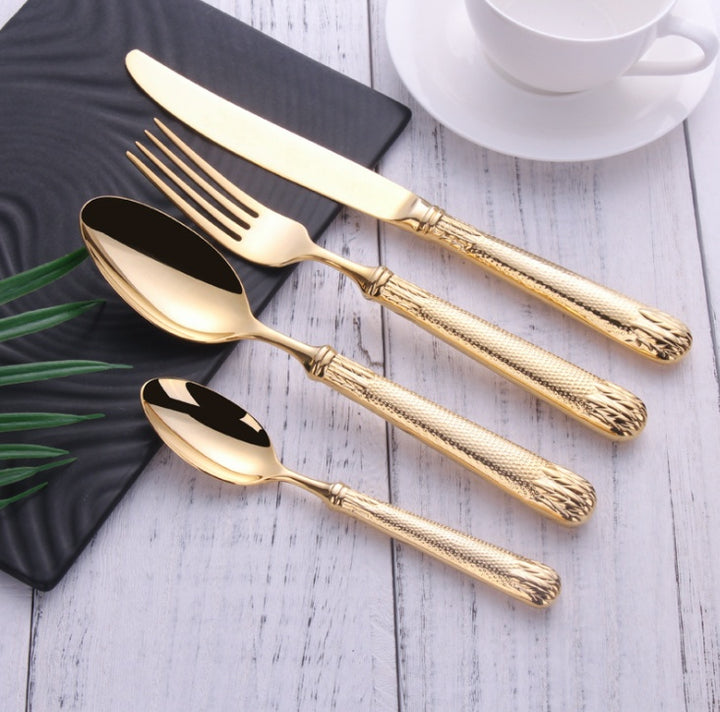 Four Piece Stainless Steel Cutlery Set For Everyday Dining