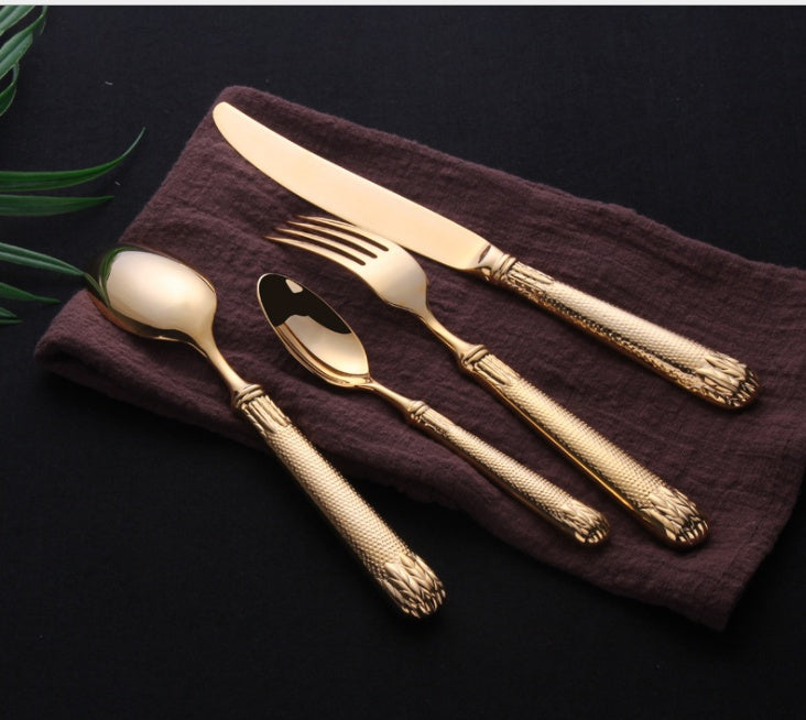Four Piece Stainless Steel Cutlery Set For Everyday Dining