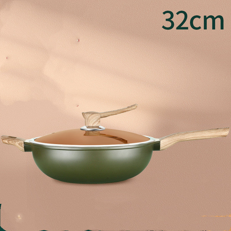 Household Maifan Stone Nonstick Multifunctional Frying Pan