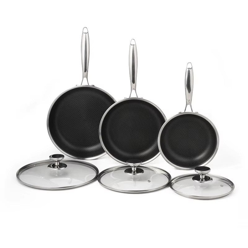 Household Stainless Steel Frying Thickened Pan