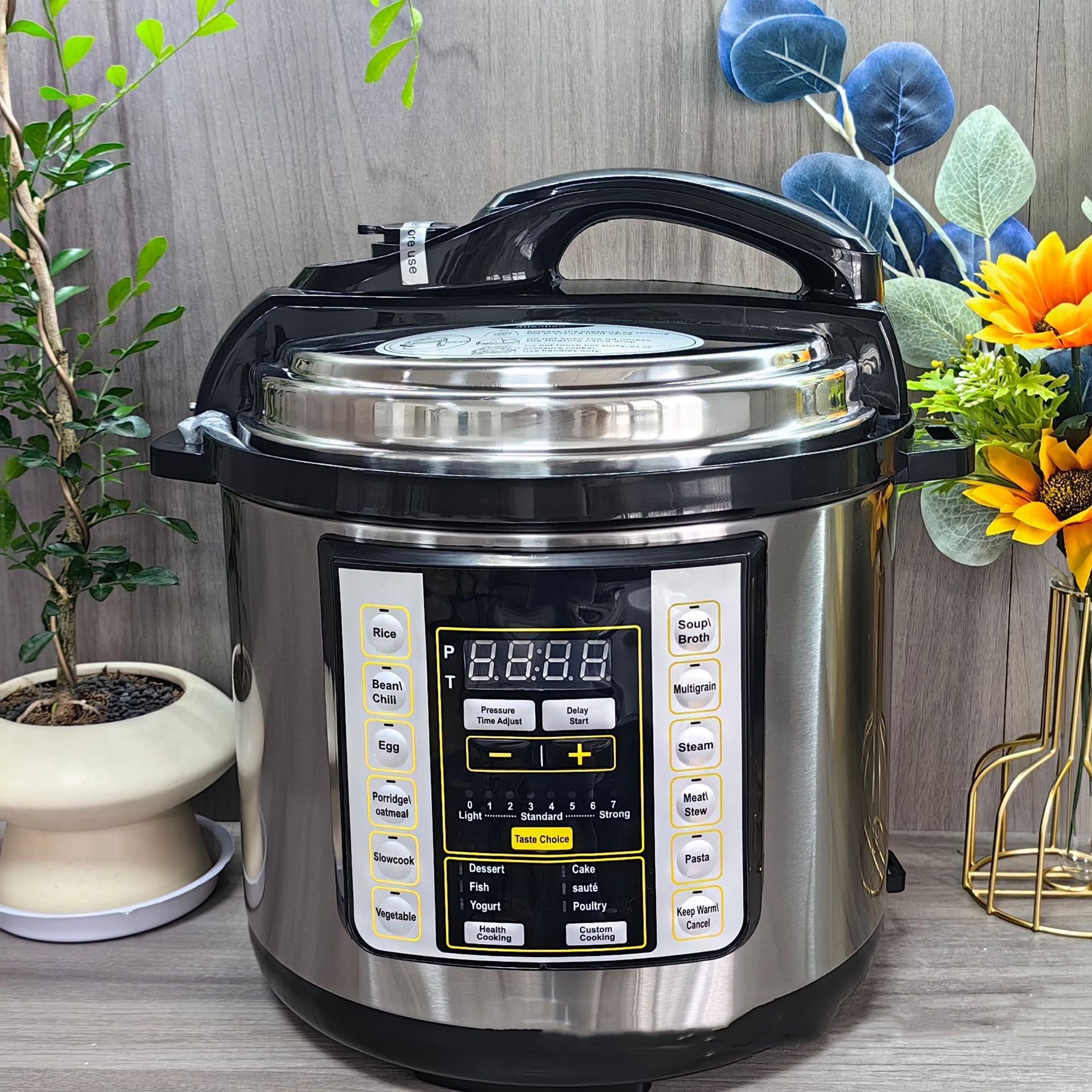6L Electric Pressure Cooker Multi Functional Large Capacity Rice Cooker