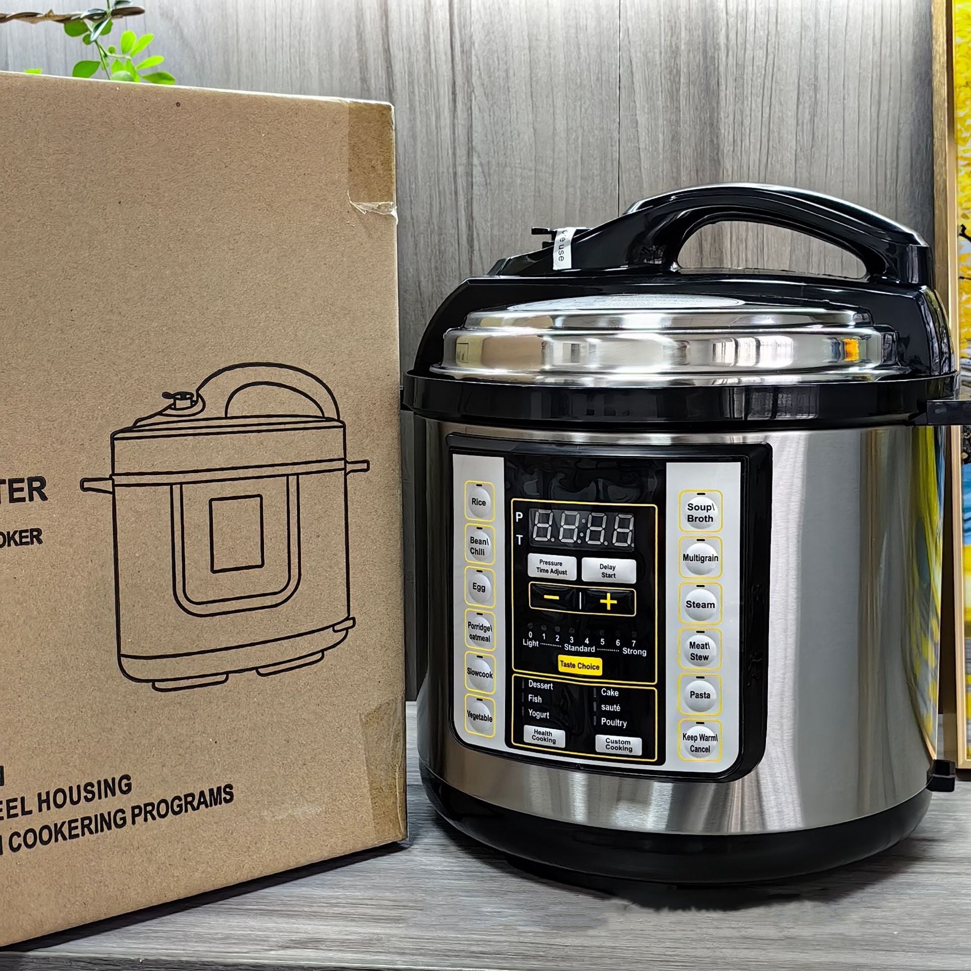 6L Electric Pressure Cooker Multi Functional Large Capacity Rice Cooker
