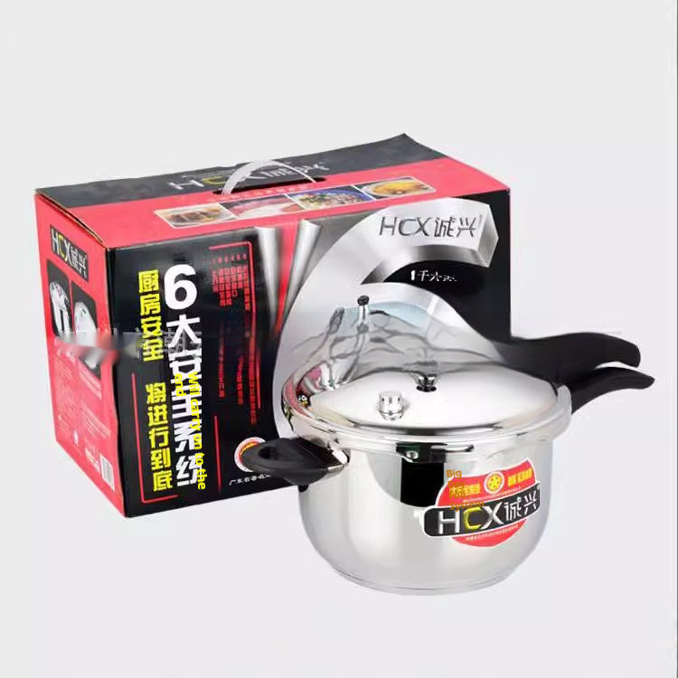304 Stainless Steel High Pressure Cooking Pot For Gas And Induction
