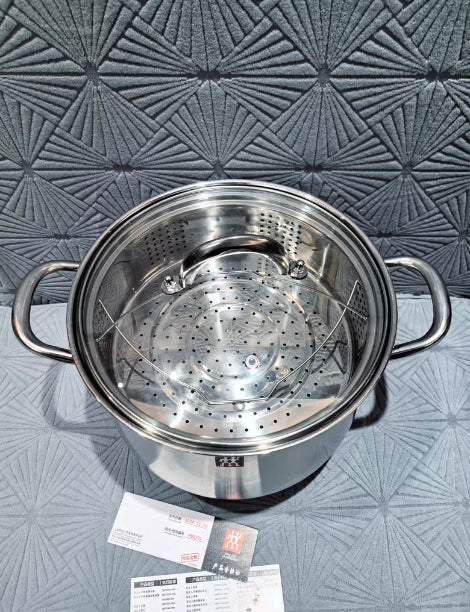 304 Stainless Steel Thickened Stock Pot Large Capacity Double Ear Pot