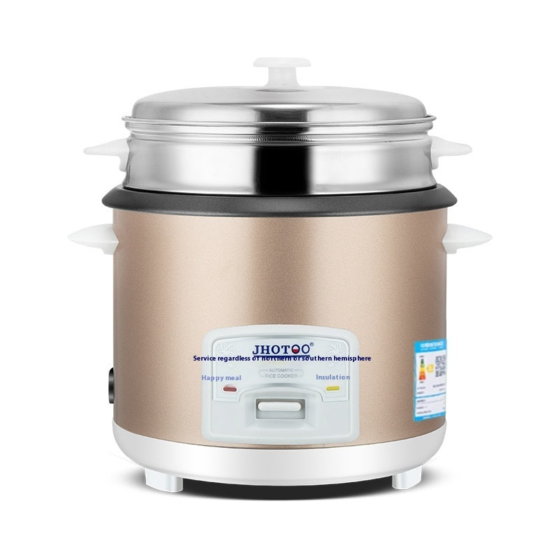 Compact Electric Rice Cooker 3L Large Capacity Household Use
