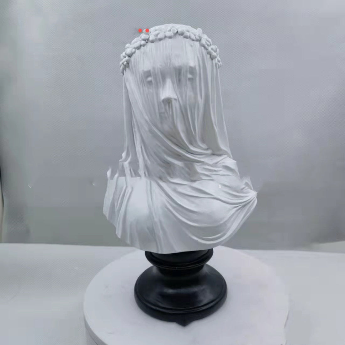 The Veiled Lady Gothic Sculpture Bust