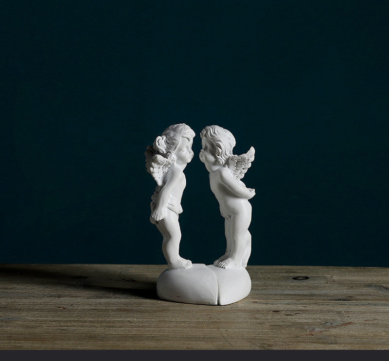 Creative Angel Plaster Character Sculpture Decorative Craft