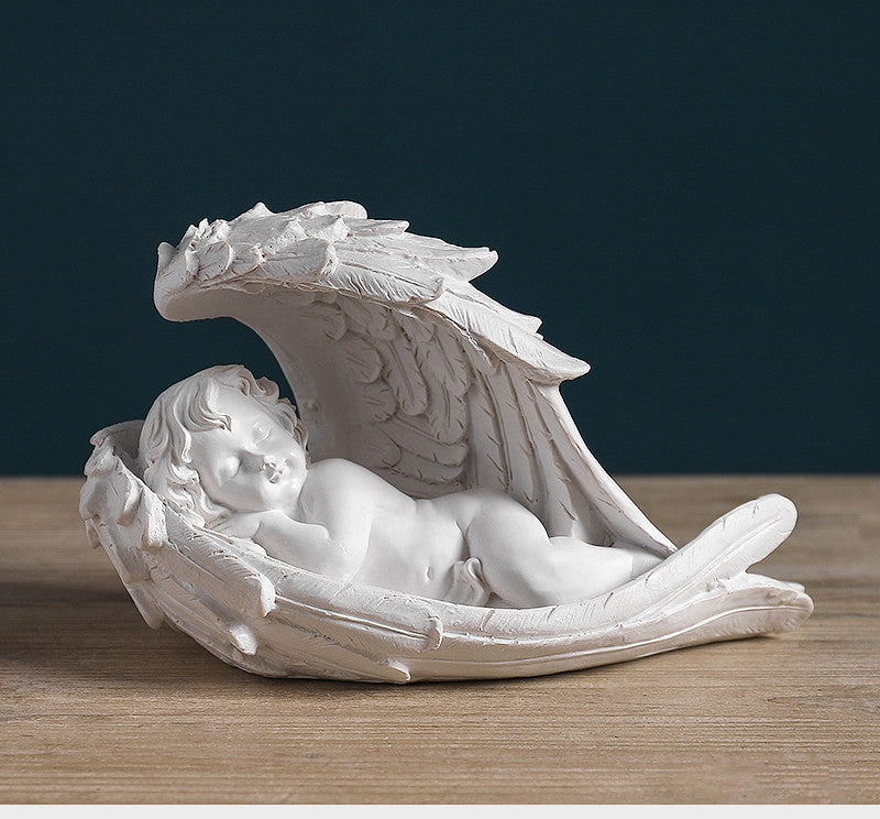 Creative Angel Plaster Character Sculpture Decorative Craft