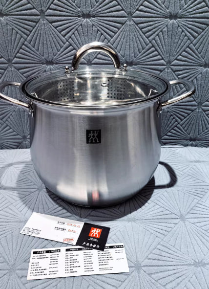 304 Stainless Steel Thickened Stock Pot Large Capacity Double Ear Pot