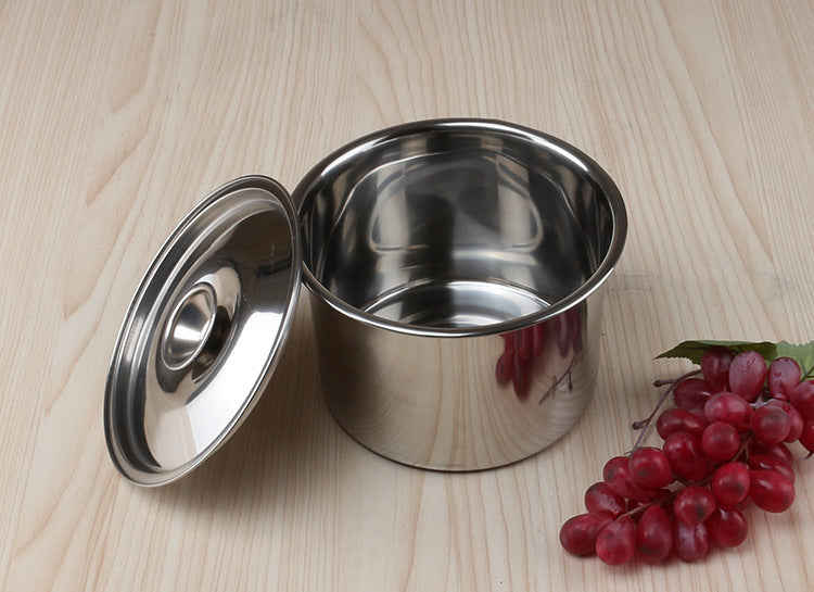 Non-Magnetic Stainless Steel Stock Pot And Seasoning Box Kitchenware