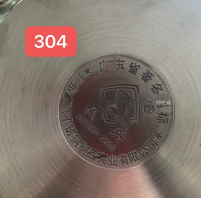 304 Stainless Steel High Pressure Cooking Pot For Gas And Induction