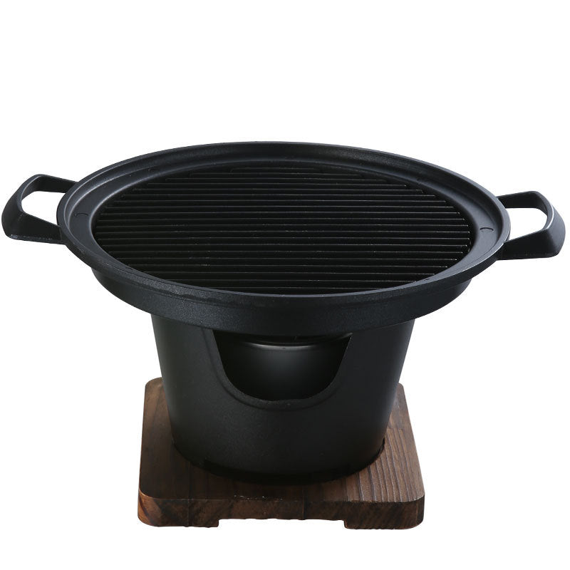 Small Nonstick Indoor Barbecue Grill For Household Cooking