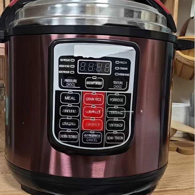 6L Multifunction Electric Pressure Cooker With Large Capacity