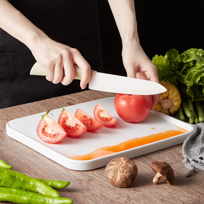 Kitchen Double Sided Plastic Cutting Board Fruit Safe Mold Free Board