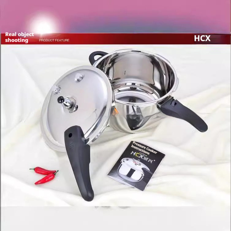 304 Stainless Steel High Pressure Cooking Pot For Gas And Induction