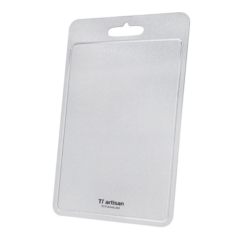 Pure Titanium Cutting Board With Groove For Kitchen Food Preparation