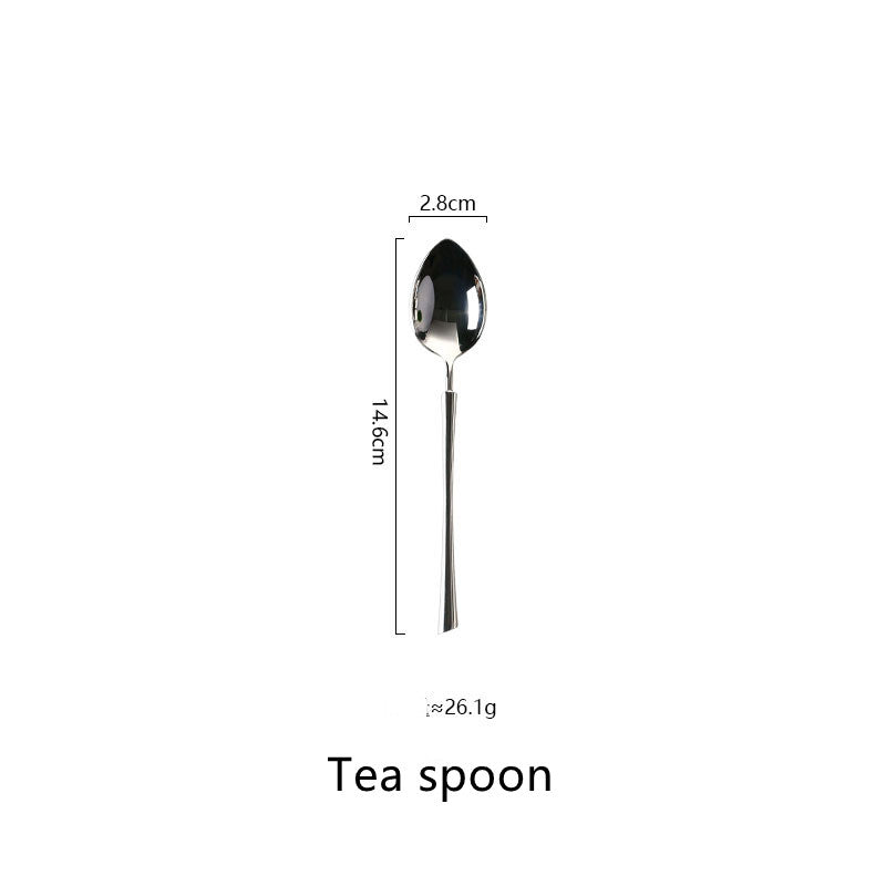 Silver Stainless Steel Western Cutlery Set For Dining Table Use