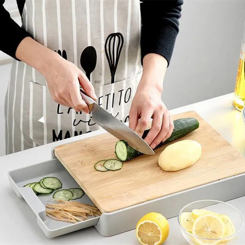 Large Bamboo Cutting Board Kitchen Chopping Board