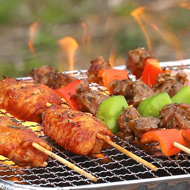 Portable Household Charcoal BBQ Grill Small Barbecue Stove
