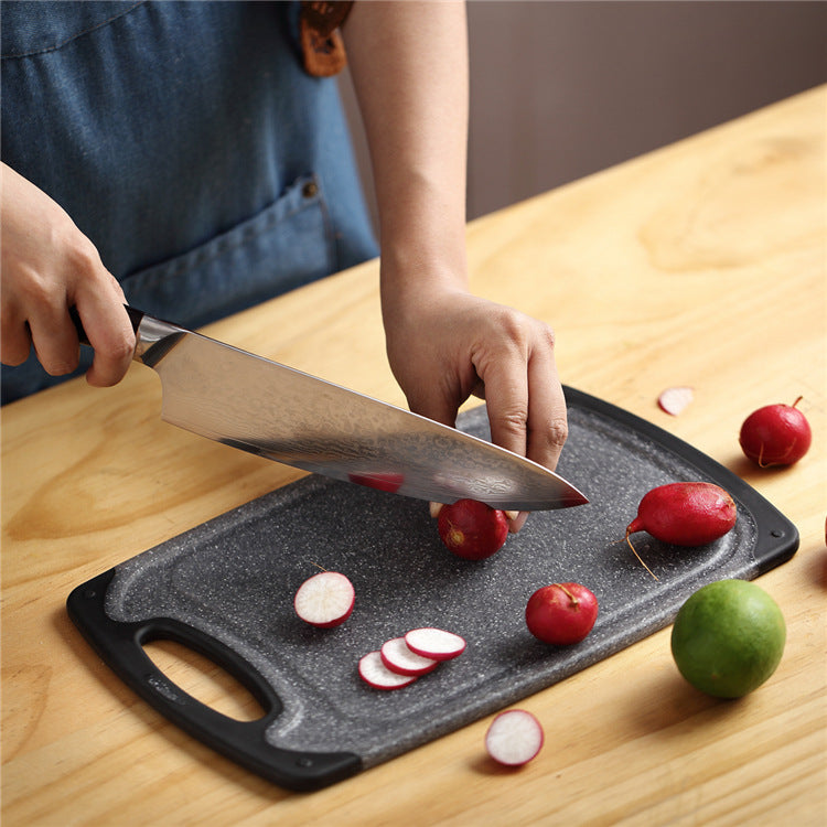 Imitation Marble Three Piece PP Hanging Plastic Cutting Board Set