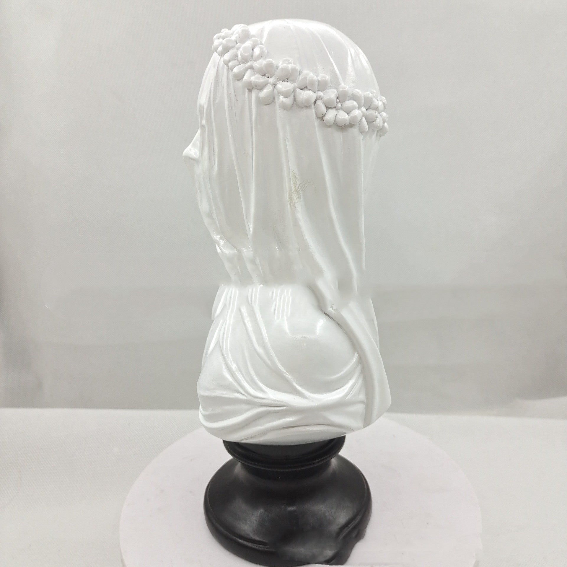 The Veiled Lady Gothic Sculpture Bust