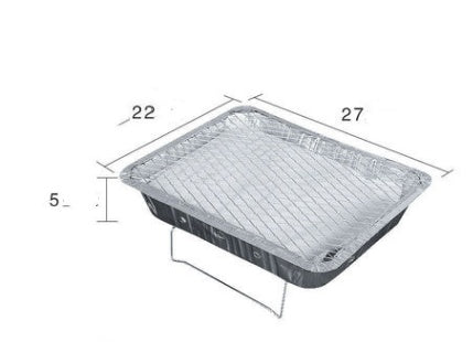 Portable Household Charcoal BBQ Grill Small Barbecue Stove