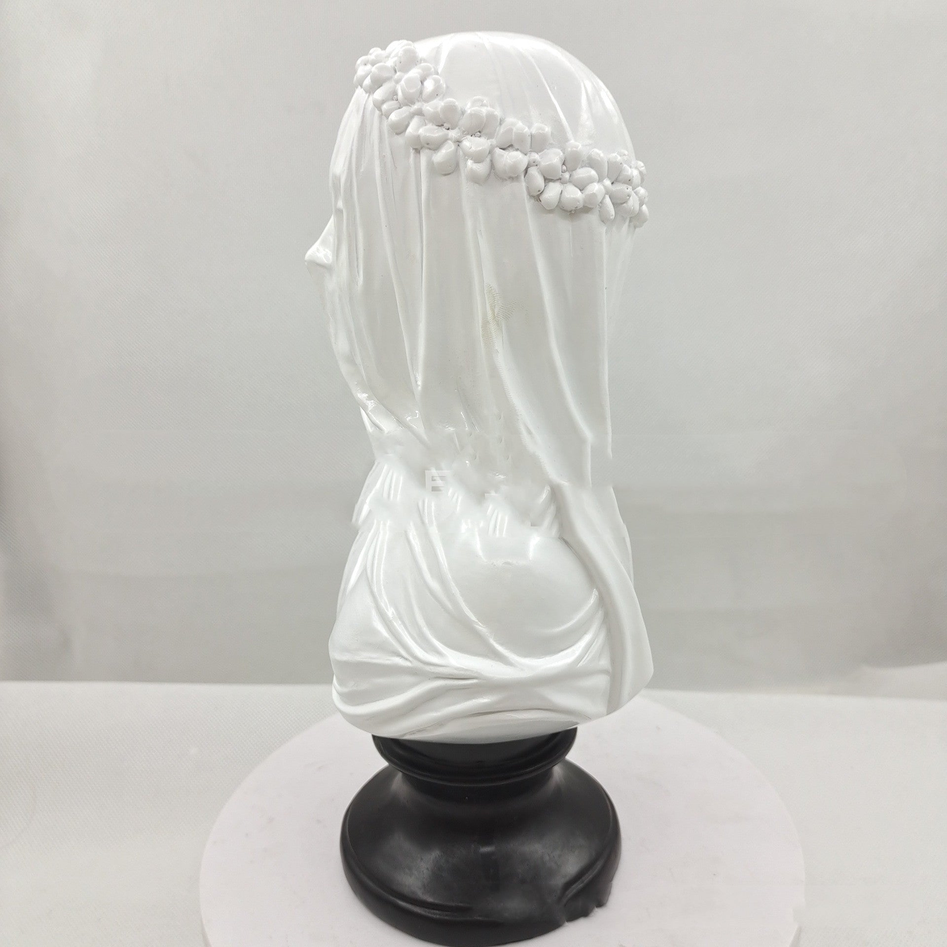 The Veiled Lady Gothic Sculpture Bust