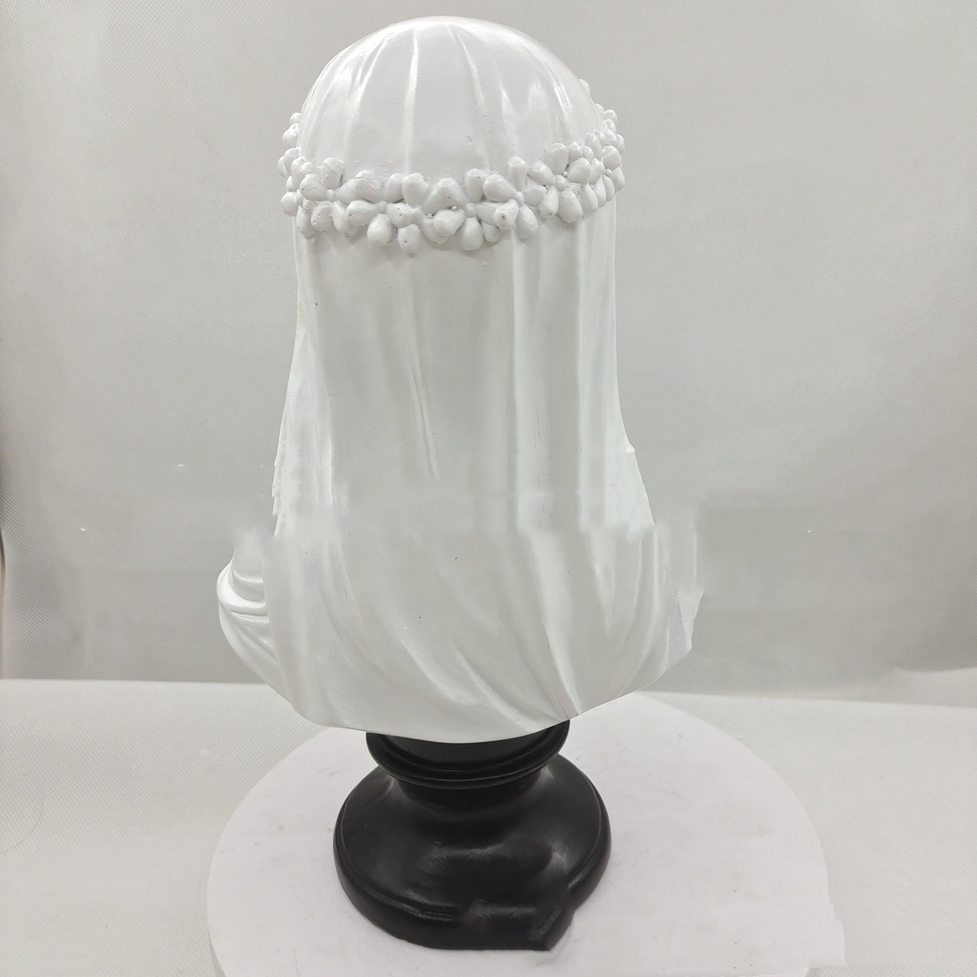 The Veiled Lady Gothic Sculpture Bust