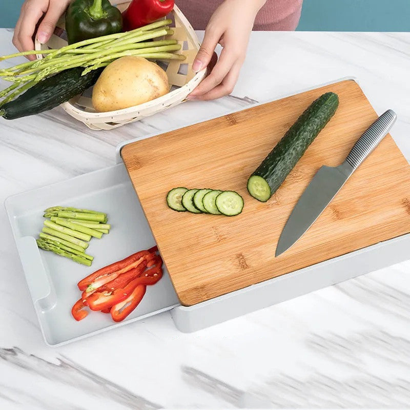 Large Bamboo Cutting Board Kitchen Chopping Board
