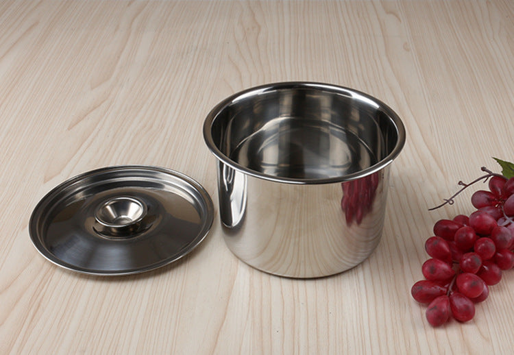 Non-Magnetic Stainless Steel Stock Pot And Seasoning Box Kitchenware