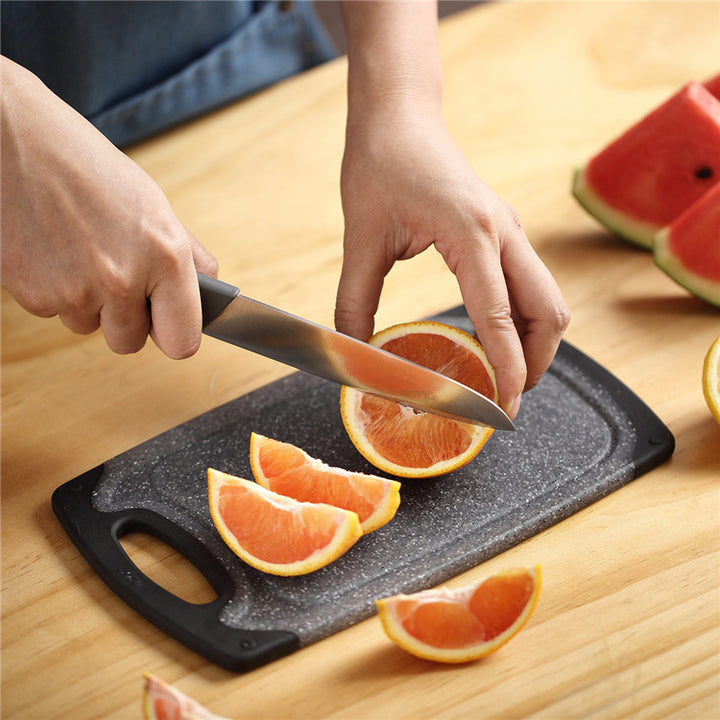 Imitation Marble Three Piece PP Hanging Plastic Cutting Board Set