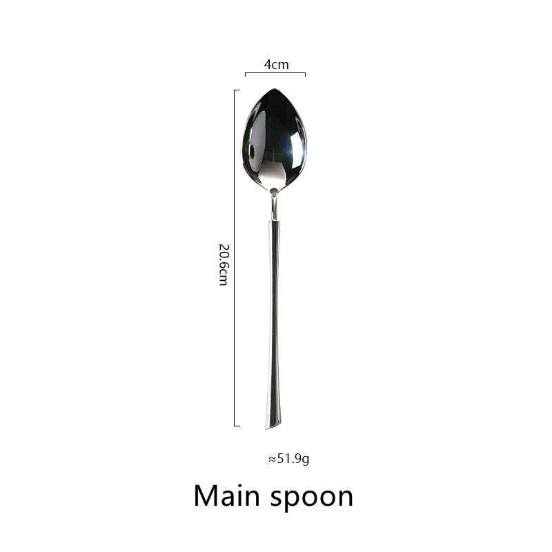 Silver Stainless Steel Western Cutlery Set For Dining Table Use