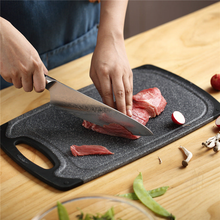 Imitation Marble Three Piece PP Hanging Plastic Cutting Board Set
