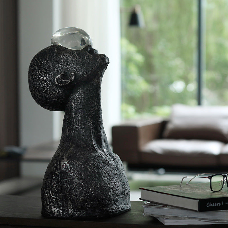 Creative Human Sculpture Home Decorative Ornament