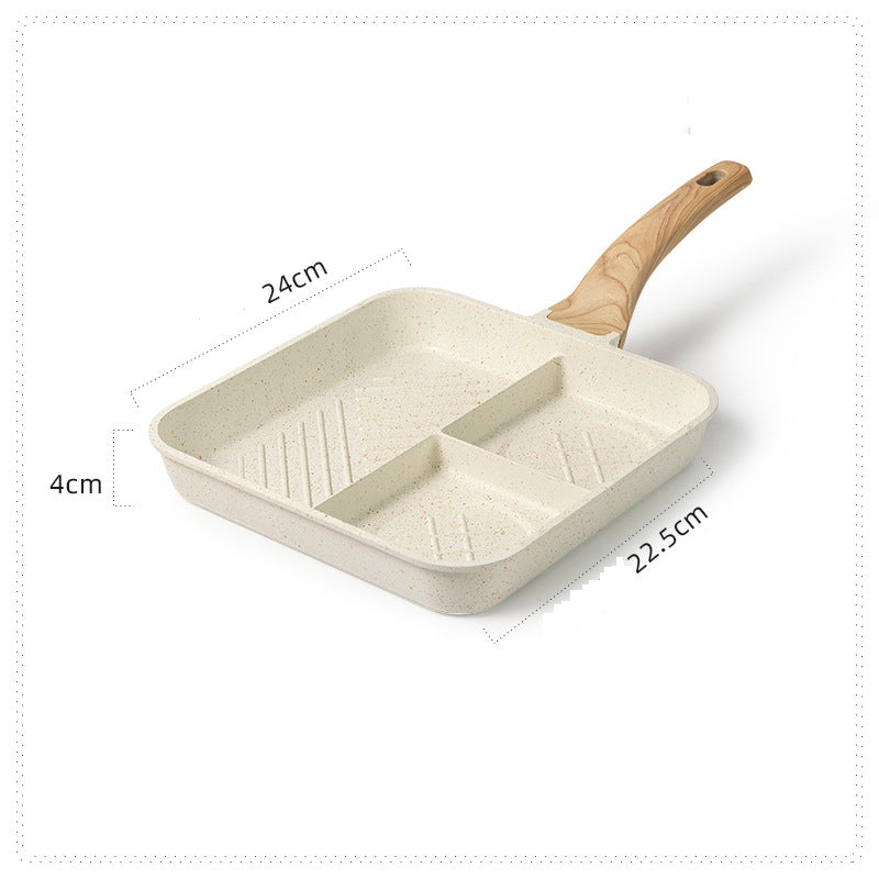 Medical Stone Nonstick Frying Pan For Eggs Omelet And Steak Cooking